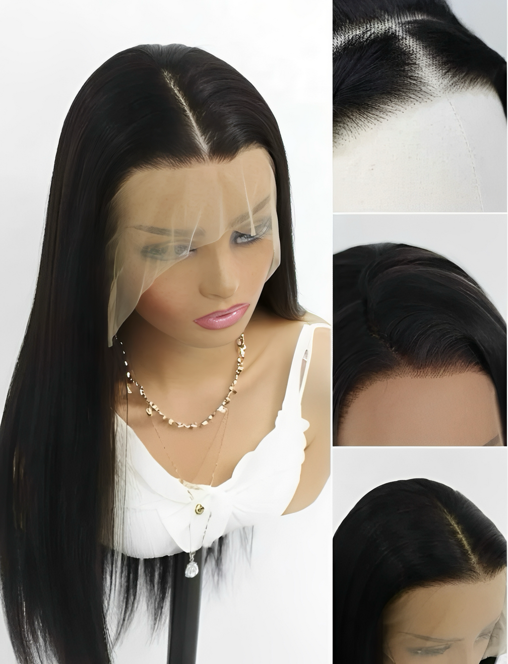 Aurora Glueless Straight Human Blend